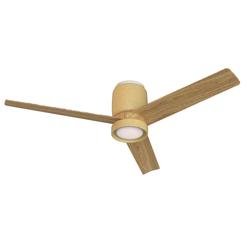 Tuuletinvalaisin Ceramica beige/puu