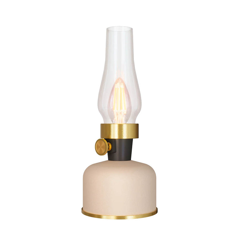 Terassivalaisin Lavinio beige ladattava