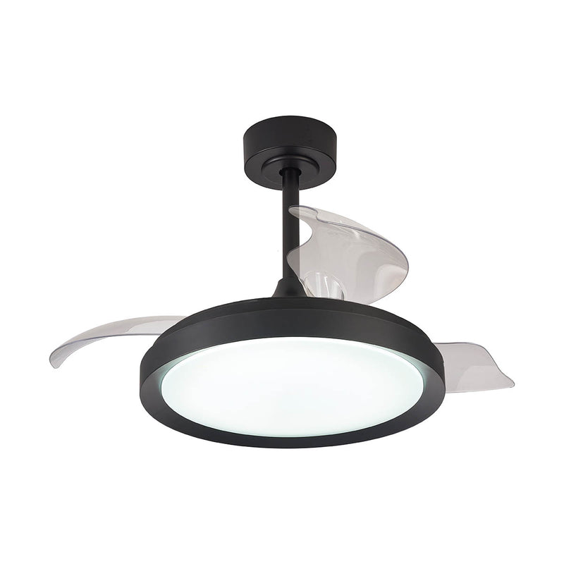 Tuuletinvalaisin Mistral mini musta